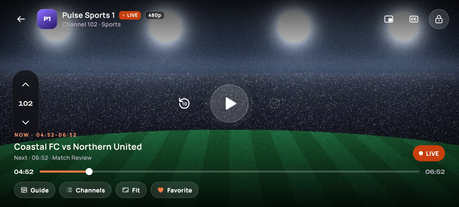 Live player